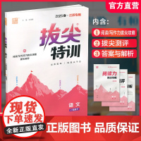 2025春 拔尖特训语文一年级下册 小学教辅 同步训练 同步人教版1下 高阶提优 精准提优 同步提优 学生用书 江苏凤凰