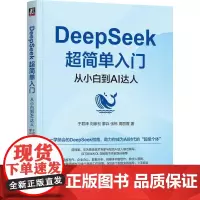 DeepSeek**简单入门 从小白到AI达人 数据分析办公自媒体创作deepseek零基础入门到精通ai书人工智能书