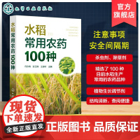 水稻常用农药100种 水稻常用农药手册 水稻常备工具书 水稻用药参考书 杀虫剂杀菌剂除草剂植物生长调节剂 农业科技人员稻