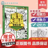 正版 视觉大挑战 冒险乐园 3-10岁儿童视觉挑战益智游戏书 幼儿专注力训练宝宝左右脑开发早教书 学前益智启蒙培养专注力