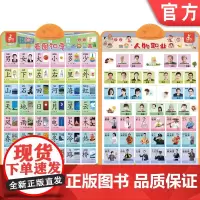 正版 瑞莉兔双面发声大挂图 看图识字 人物职业 海润阳光 触摸按键 儿童认知能力教育 幼儿早教 小儿益智 头脑发育