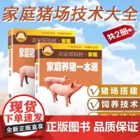 养猪技术书大全2册 饲料配制 仔猪母猪养殖技术养猪书籍 高效养猪技术书籍大全 猪病诊治图谱 猪病快速诊断与防治 猪病用