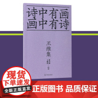 王维集 诗中有画画中有诗/董乃斌,王继洪注评 36开平装 王维以诗情画意开“山水田园”诗先河,以佛老智慧点亮禅意诗歌