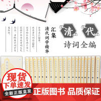 清代词话全编 全20册精装 收录清代词话128种深入挖掘中华传统诗词文化内涵 对于中国词学史研究和清代文学史研究具有重要