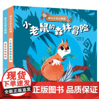 神奇光影小剧场全2册3-6岁绘本镂空页和彩页绘本0-3-6岁儿童启蒙绘本益智游戏幼儿早教洞洞光影触摸亲子艺术色彩逻辑书