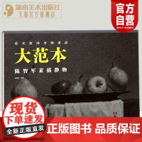 新书正版大范本陈智军素描静物范本原大清晰方法快速有效四开原大原作原大等比临摹原作理解学习绘画方法美术考编名师名作美术技法