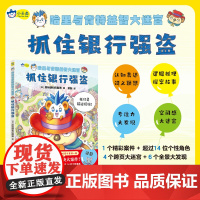 正版多元益智游戏书 哈里与肯特益智大迷宫 : 抓住银行强盗 4-5-6岁专注力,职业体验思维能力动物知识小天角童书湖