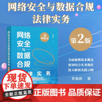 2025新版 网络安全与数据合规法律实务 第2版 罗振辉 著 中国法治出版社 数字货币数据固化网络爬虫生成式人工智能真实