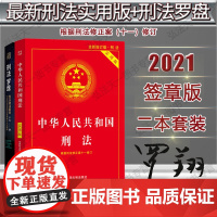 正版 2本 2021版 刑法 实用版 修正案十一修订+刑法罗盘签章版 中国法制出版社 组合套装