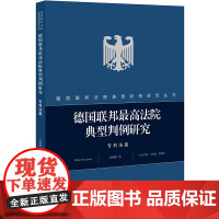 德国联邦最高法院典型判例研究 专利法篇 赵晓鹏 法律出版社