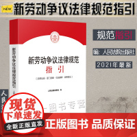 新劳动争议法律规范指引 人民法院出版社