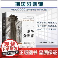 正版 刑法分则课 陈洪兵 详解279条刑法条文精释424个刑法罪名 剖析刑事问题 本书附讲课视频 北京大学出版社