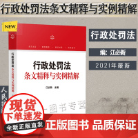 行政处罚法条文精释与实例精解 江必新 主编 人民法院出版社