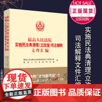 正版 2021版 最高人民法院实施民法典清理立改废司法解释文件汇编 人民法院出版社