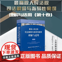 正版 最高人民法院司法解释与指导性案例理解与适用 第十卷 最新法律文件解读从书编选组 编 人民法院出版社 9787510