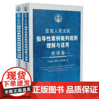 正版 人民法院指导性案例裁判规则理解与适用:民事诉讼卷(上下册)(第2版) 江必新 何东宁等 97875093803