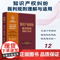 正版 知识产权纠纷裁判规则理解与适用 (12) 中国法院年度案例集成丛书 中国法制出版社著作权商标权专利不正当竞争专利行