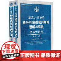 最高人民法院指导性案例裁判规则理解与适用与适用民事诉讼卷第二版上下 江必新 何东宁 中国法制出版社