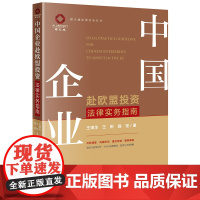 正版 中国企业赴欧盟投资法律实务指南 王清华 王彬 施珵 著 法律出版社