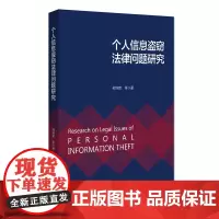 正版 个人信息盗窃法律问题研究 何培育 等 著 北京大学出版社 9787301332948