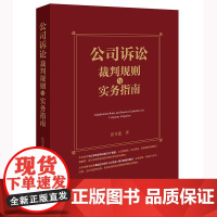2025新书 公司诉讼裁判规则与实务指南 张雪莲 著 法律出版社