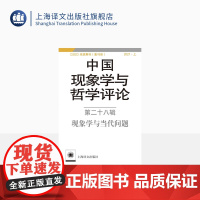 中国现象学与哲学评论:第二十八辑——现象学与当代问题 哲学 现象学 中山大学现象学文献与研究中心编 上海译文出版社 正版