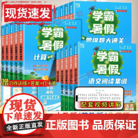 2025秋学霸暑假衔接作业一升二升三升四升五升六年级下册全套练习册人教版苏教北师5星语文阅读集训小学五星数学计算思维大通