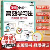 斗半匠]漫画小学生高效学习法儿童版适合中小学生看的费曼学习法解决孩子学习困惑时间管理提高效率养成良好习惯和方法的成长手册