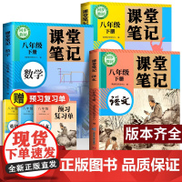 2025新版八年级下册课本语文数学英语全套正版人教部编北师大外研版初二8八下语数英同步教材课堂笔记全解读教科书中考教辅预