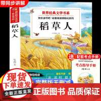 稻草人三年级必读课外书上册快乐读书吧正版经典阅读书目叶圣陶三上适合小学生看的课外阅读书籍童话故事书安徒生童话格林童话