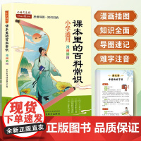 课本里的百科常识小学1-6年级通用 覆盖重点考点每天10分钟助力学好语文 百科常识大全中国中华文化百科知识一本全