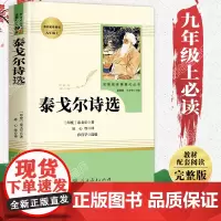 泰戈尔诗选 人民教育出版社 书正版初中版 九年级上册选读 班主任书目 初中生语文配套阅读完整版 学校人教版