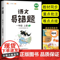 一年级上册语文易错题同步练习册人教版 小学1年级上学期拼音专项训练 阅读理解看图写话说话重难点课时达标练与测 2023汉