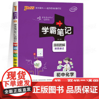 2024版学霸笔记初中化学公式定律基础知识讲解教材知识点清单pass绿卡图书九年级中考通用版手写课堂笔记初三人教版复习资