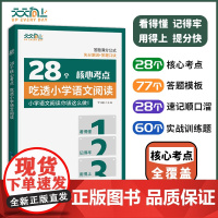 天天向上 28个核心考点吃透小学语文阅读小学通用视频讲解一二三四五六年级人教版阅读理解强化专项训练书阅读答题公式法练习题