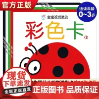 宝宝视觉激发卡黑白卡彩色卡海润阳光幼儿启蒙早教书认知卡片儿童幼儿婴儿益智玩具0一1一3岁北京教育出版社智力思维玩具开发大