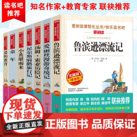 鲁滨逊漂流记正版小学生版六年级必读课外阅读书籍全套上册下册名著爱的教育原著童年高尔基小英雄雨来6年级 经典书目老师