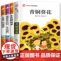 全套4册 青铜葵花四年级下册必读的课外书小英雄雨来宝葫芦的秘密张天翼细菌世界历险记正版曹适合小学读的书籍语文