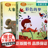 全套2册 大象的耳朵冰波彩色的梦二年级下册必读课外书正版书目老师注音版人民教育出版社语文教材配套阅读书籍名家经典人教版