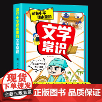[抖音同款]藏在小学课本里的文学常识 小学生必背文学常识2024版 文学常识百科全书中国文学常识大全人教版漫画版一本全