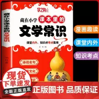 [2025新版]学之舟藏在小学课本里的文学常识 漫画版小学生必背文学常识百科全书一本通人教版中国文学语文基础知识大全漫画