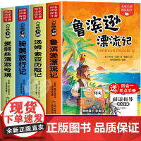 鲁滨逊漂流记六年级下册必读的课外书快乐读书吧全套4册汤姆索亚历险记尼尔斯骑鹅旅行记爱丽丝漫游奇境记小学生阅读经典书目