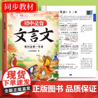 2025文言文全解一本通初中人教版初一古诗文阅读专项训练大全七八年级九年级语文教材通用解读古文译注及赏析新编实词虚词汇总