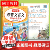 斗半匠小学生必背文言文阅读与训练小古文全解一本通语文人教版同步教材全文解析注音二三四五六年级小升初必背古诗词桃花源记书籍