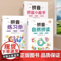 斗半匠拼音拼读训练幼小衔接专项强化练习册全套一日一练学习神器幼儿园幼升小一年级汉语拼音26个拼音字母语文人教版同步每日一