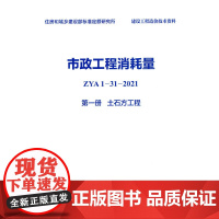 市政工程消耗量 ZYA1-31-2021 第一册 土石方工程