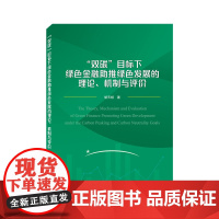 “双碳”目标下绿色金融助推绿色发展的理论、机制与评价 胡天杨 武汉大学出版社 正版书籍