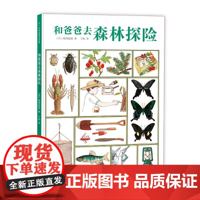 正版童书 和爸爸去森林探险 松冈达英科学绘本亲近自然博物达人专业审订