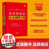 2023民事诉讼法及司法解释全编·条文速查小红书