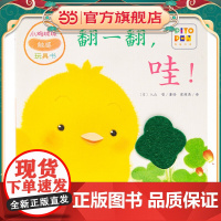 小鸡球球触感玩具书翻一翻哇!点读版纸板书触摸发声书翻翻书洞洞书认知书婴儿立体图画绘本
